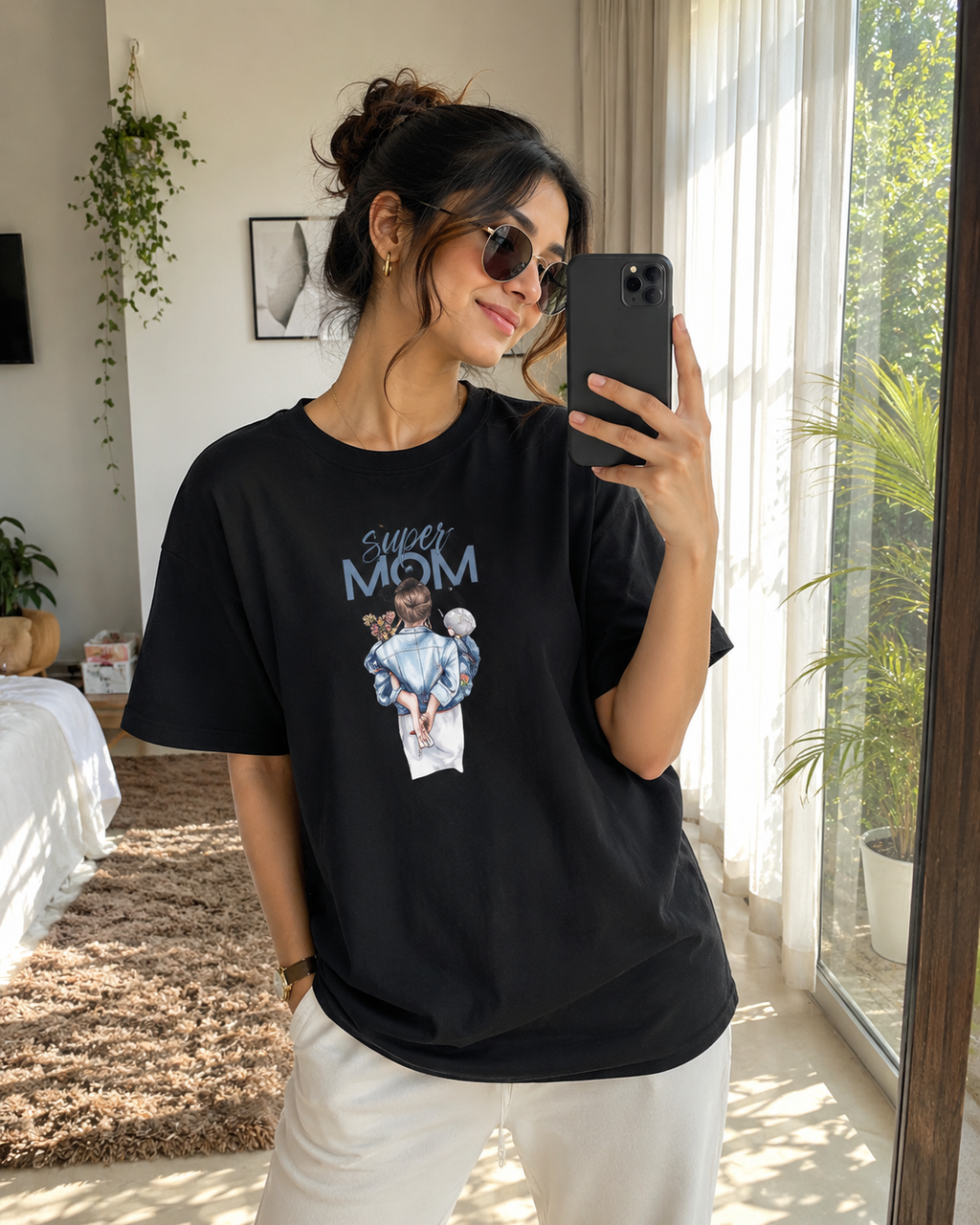 Super Mom Graphic T-Shirt