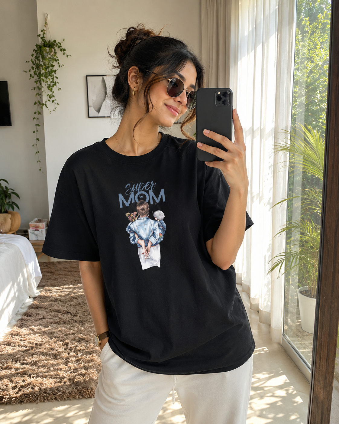Super Mom Graphic T-Shirt