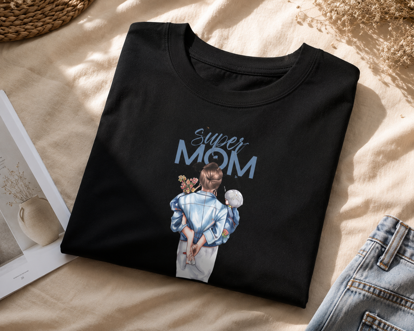 Super Mom Graphic T-Shirt
