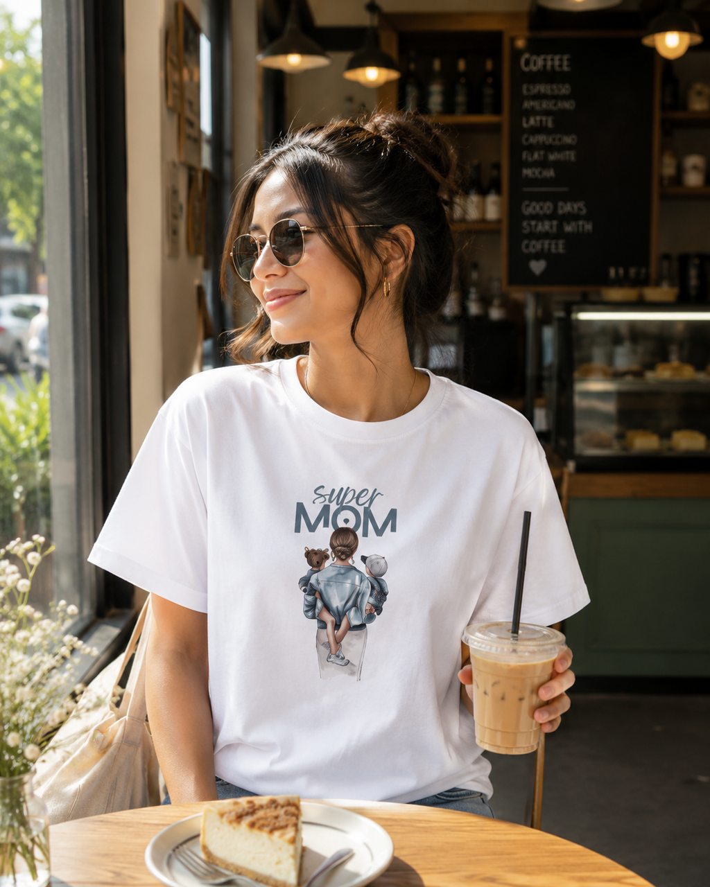 Super Mom Graphic T-Shirt