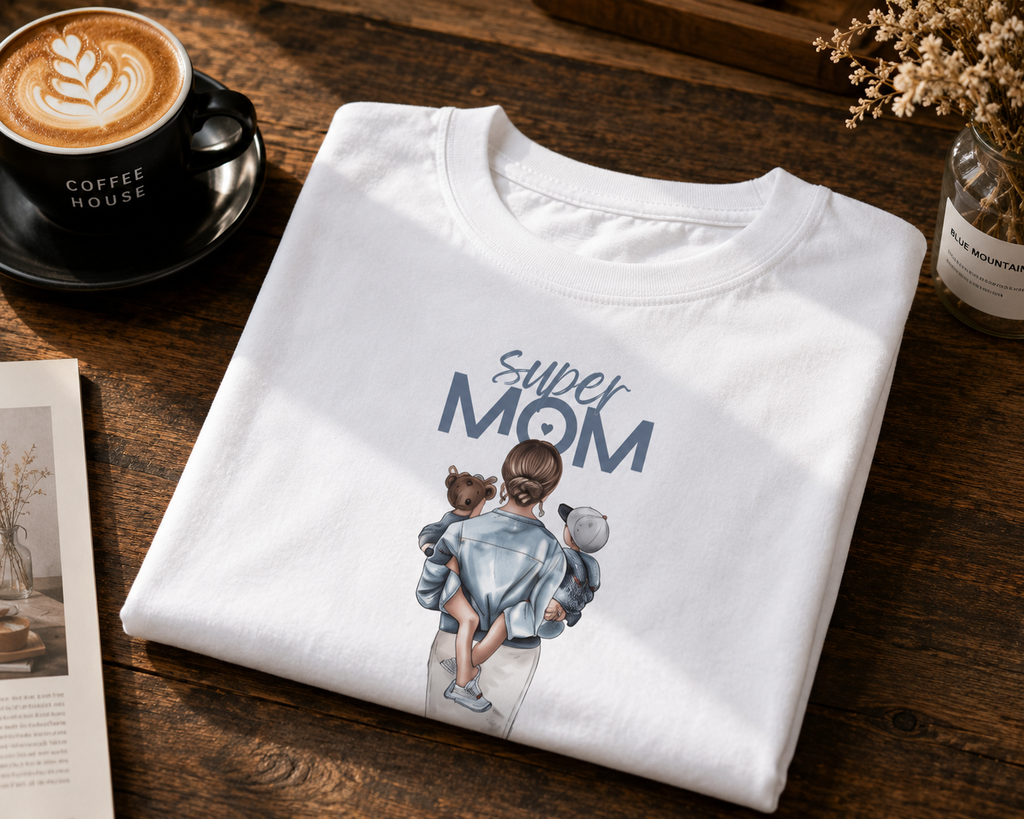 Super Mom Graphic T-Shirt