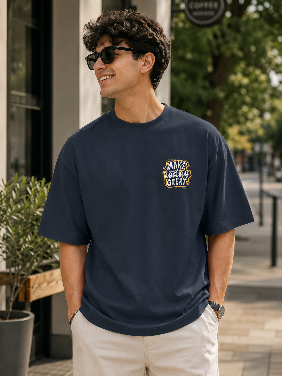 Make Today Great Oversized T-Shirt