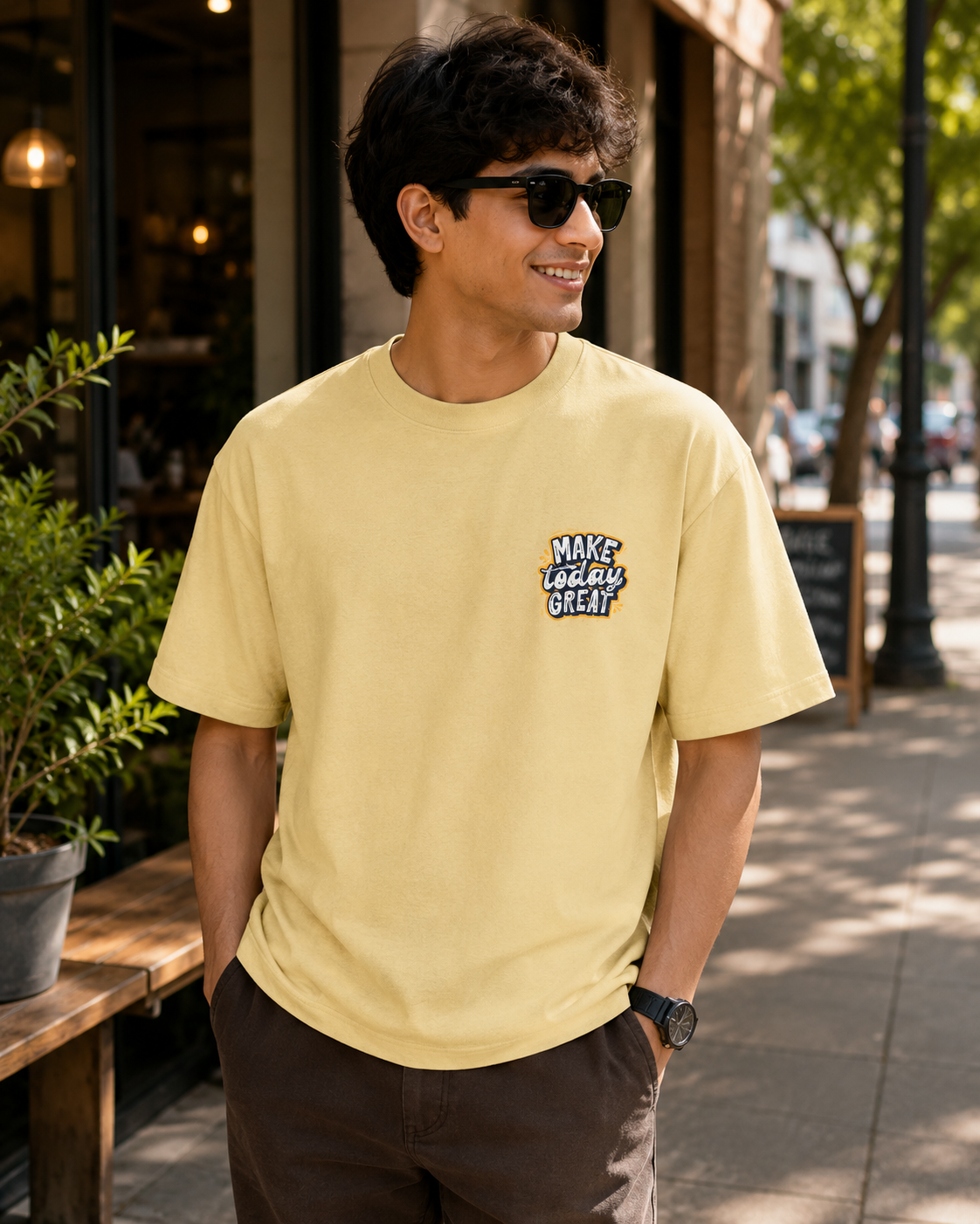 Make Today Great Oversized T-Shirt