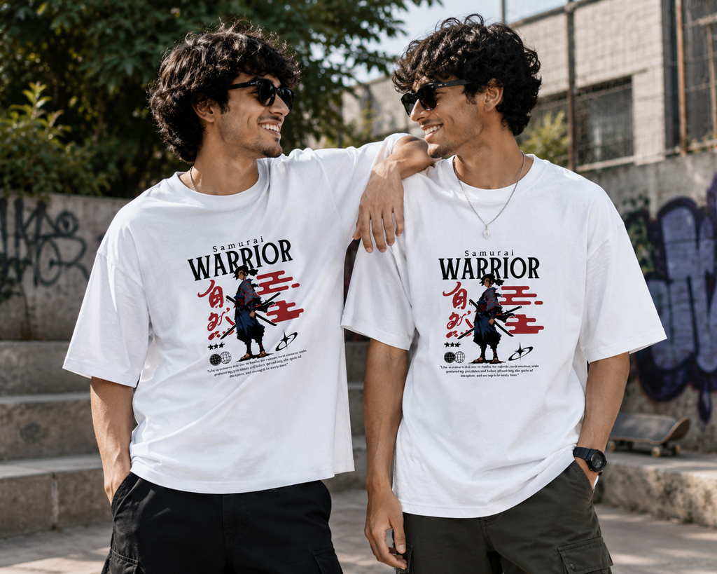 Samurai Maximalist Graphic T-Shirt