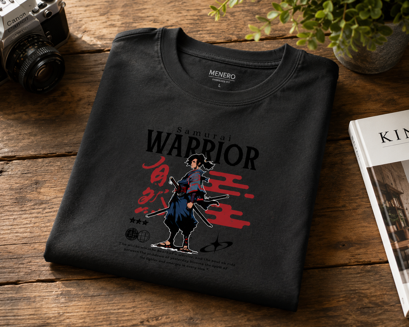 Samurai Maximalist Graphic T-Shirt