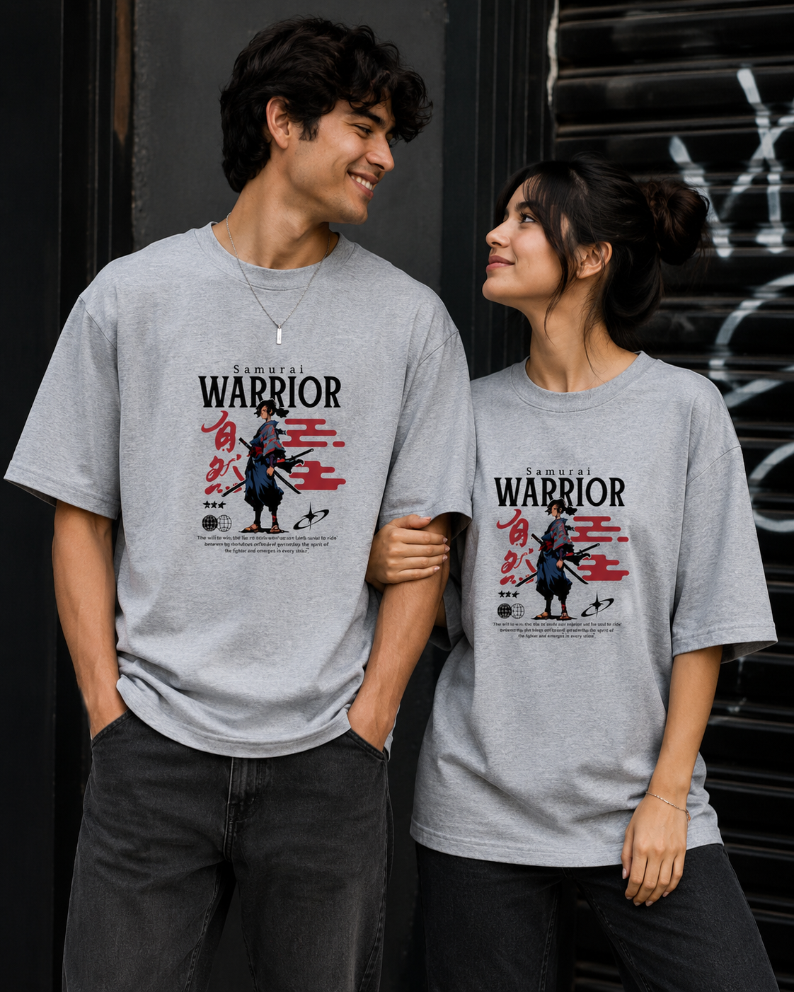 Samurai Maximalist Graphic T-Shirt