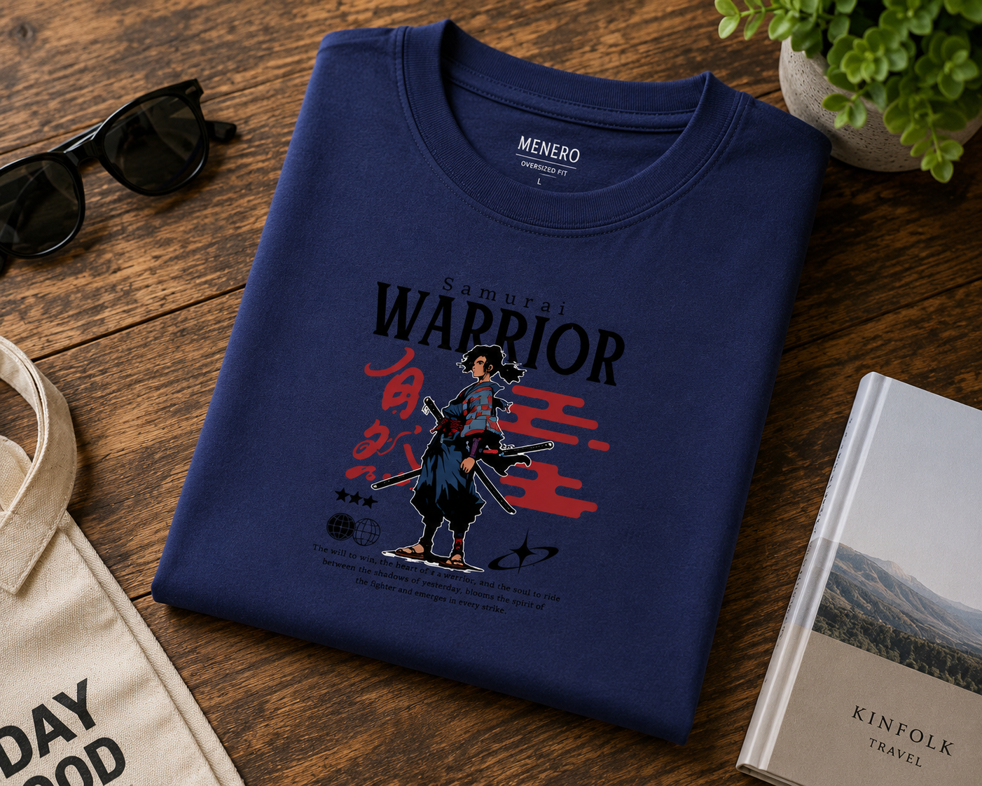 Samurai Maximalist Graphic T-Shirt