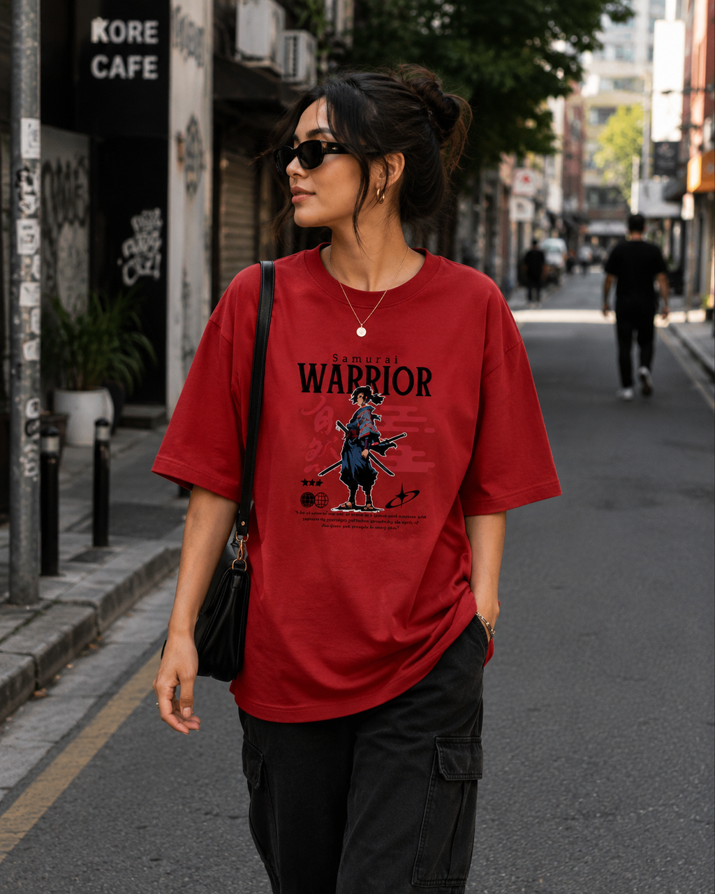 Samurai Maximalist Graphic T-Shirt