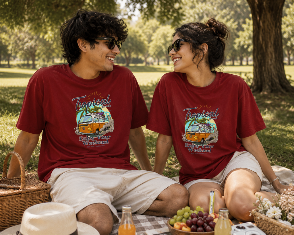 Enjoy Your Weekend Beach Graphic T-Shirt