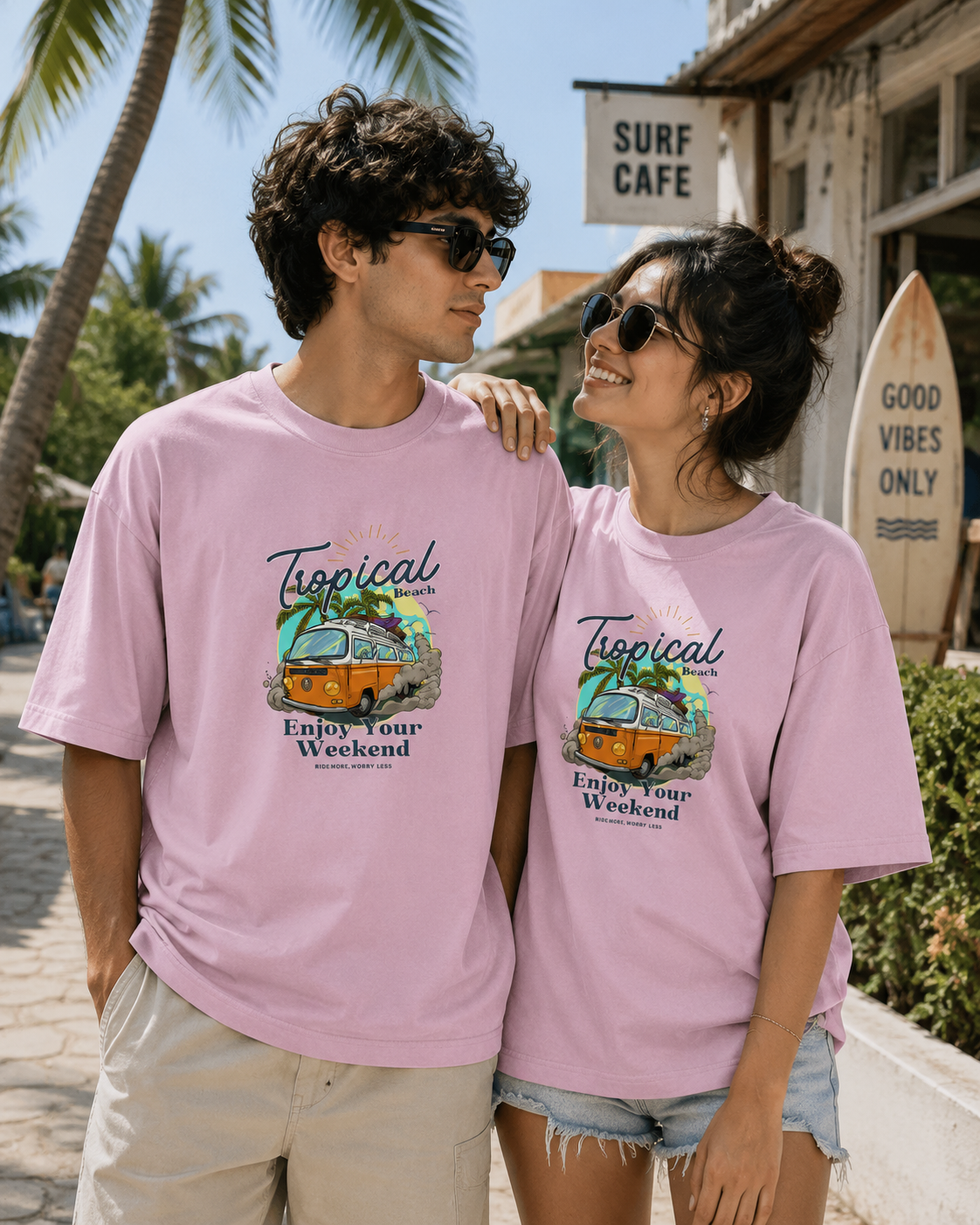 Enjoy Your Weekend Beach Graphic T-Shirt