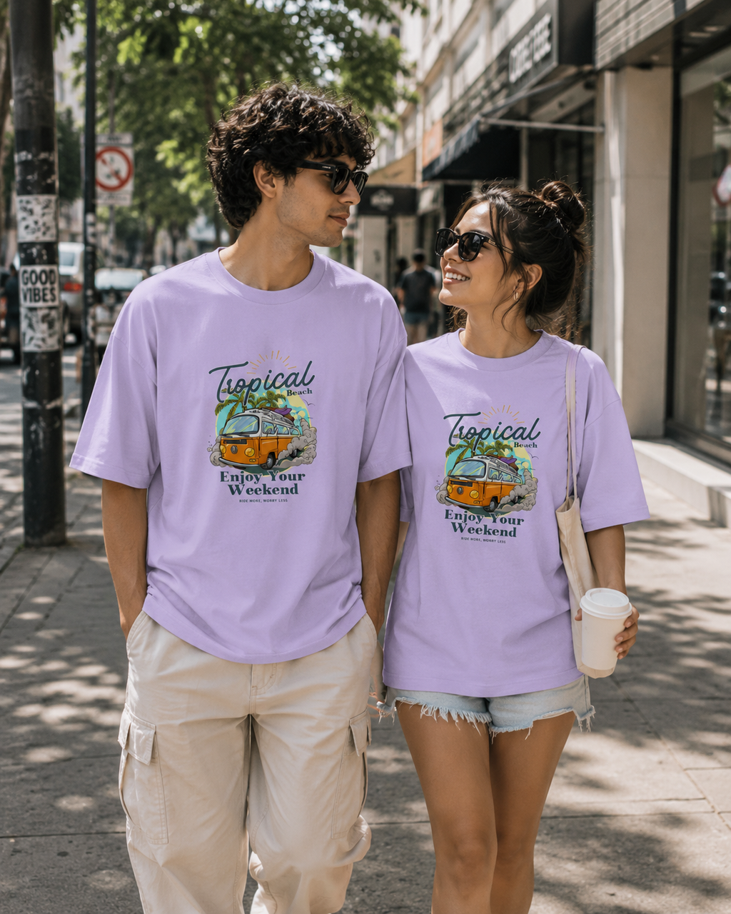 Enjoy Your Weekend Beach Graphic T-Shirt