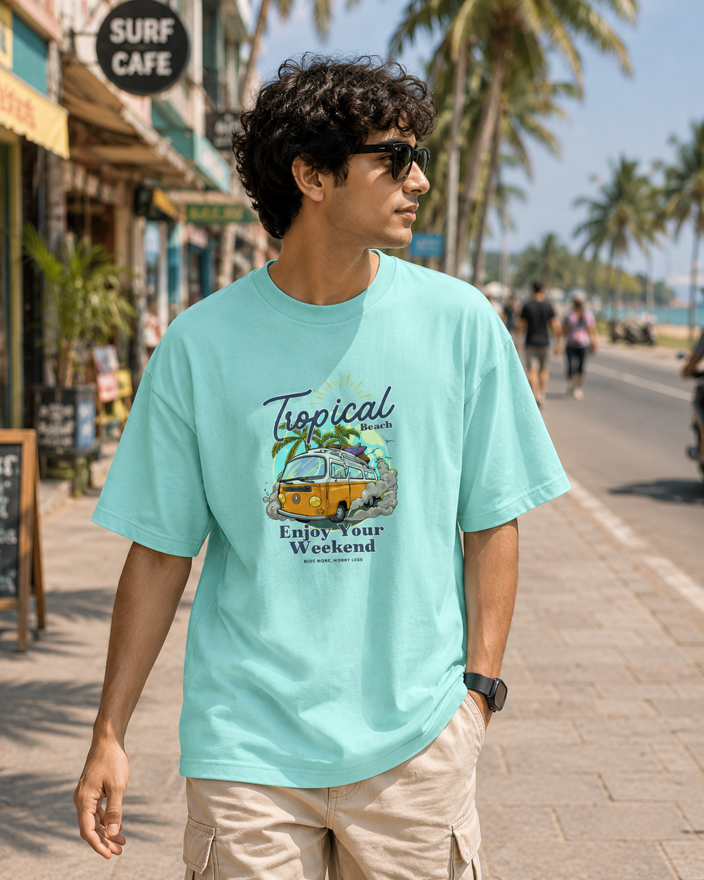Enjoy Your Weekend Beach Graphic T-Shirt