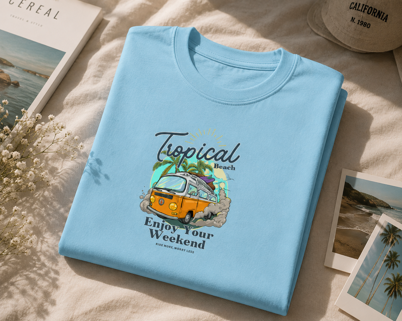 Enjoy Your Weekend Beach Graphic T-Shirt