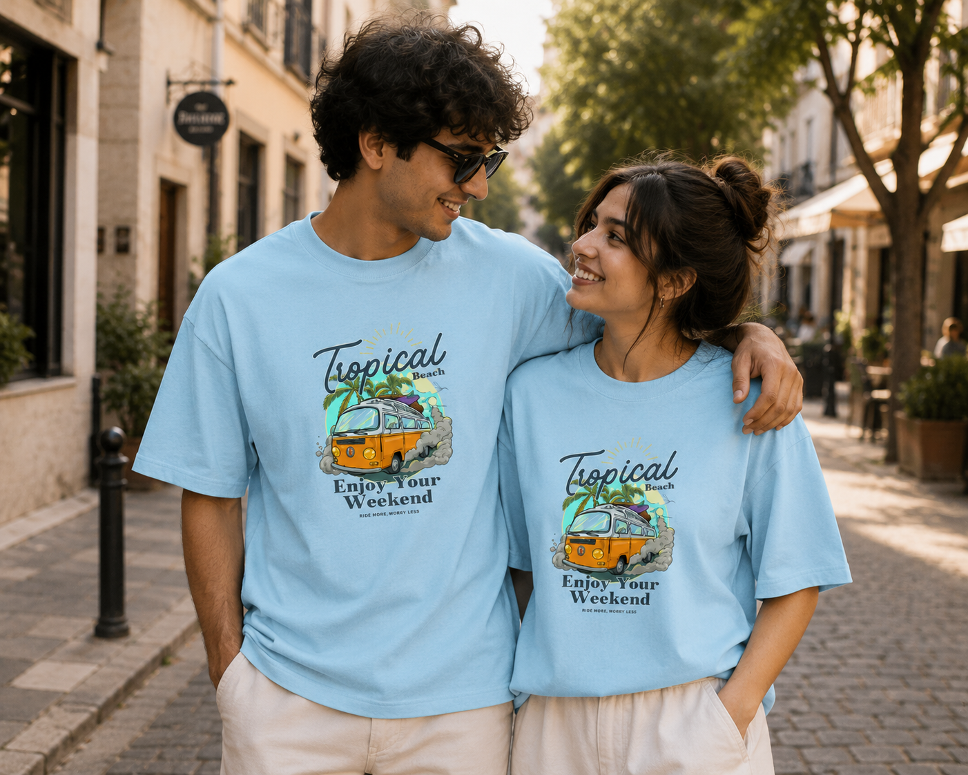 Enjoy Your Weekend Beach Graphic T-Shirt