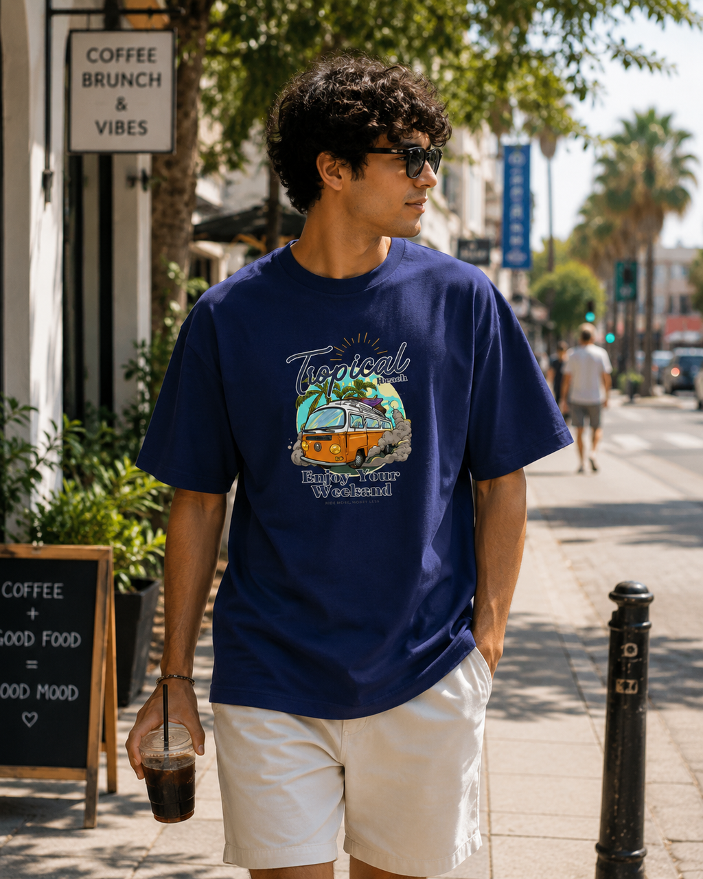 Enjoy Your Weekend Beach Graphic T-Shirt