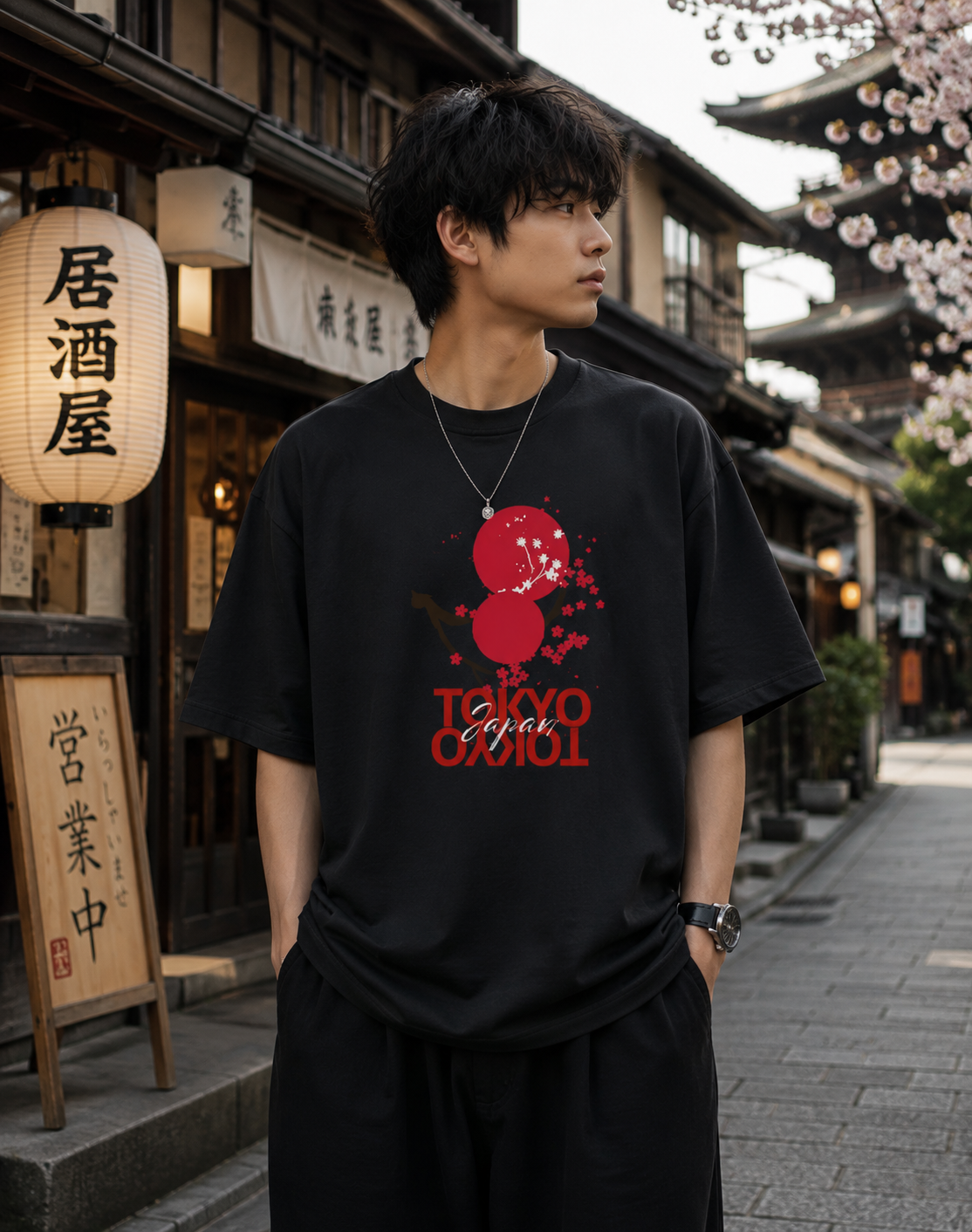 Tokyo Sakura Graphic T-Shirt