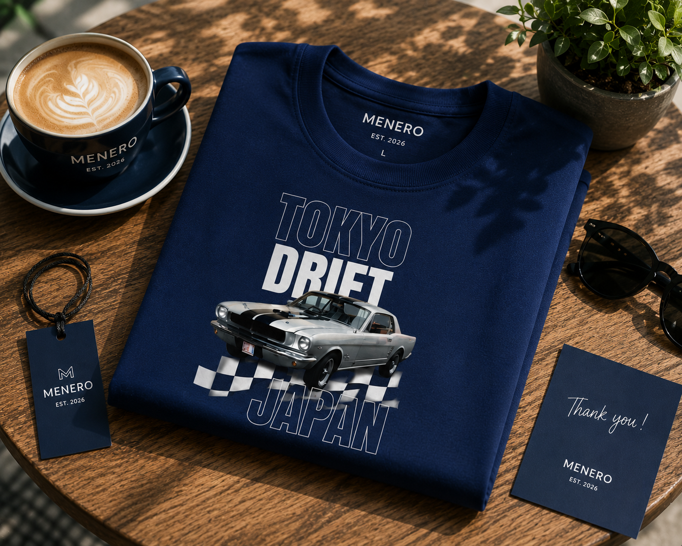 Tokyo Drift Retro Car Graphic T-Shirt