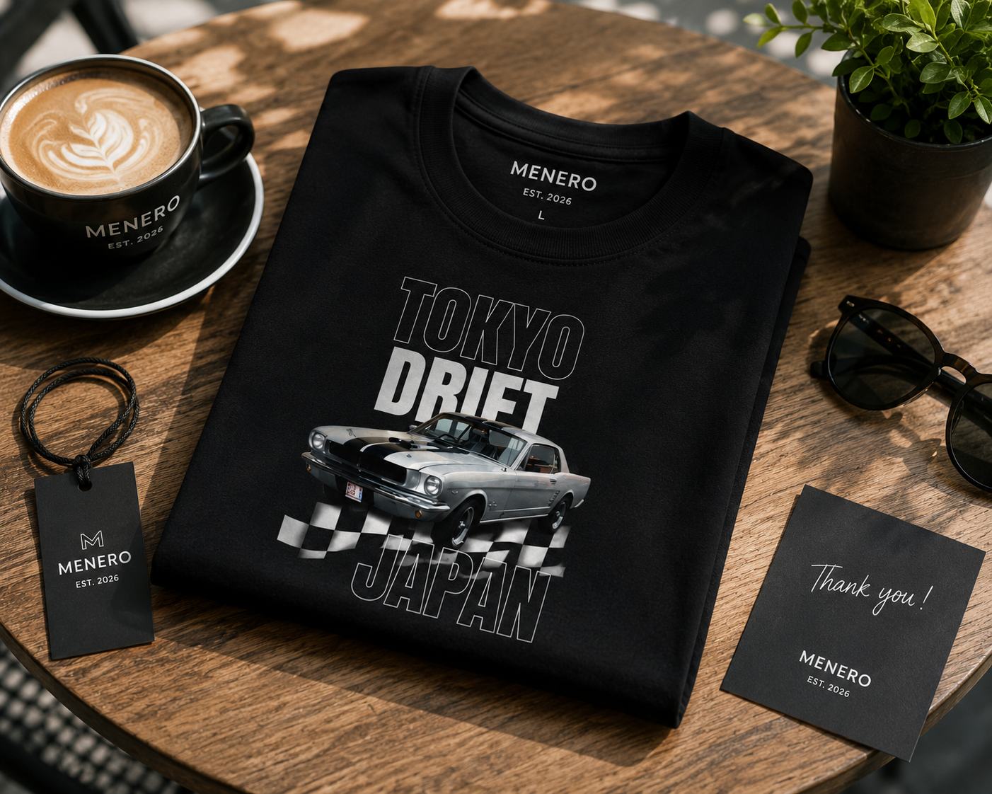 Tokyo Drift Retro Car Graphic T-Shirt