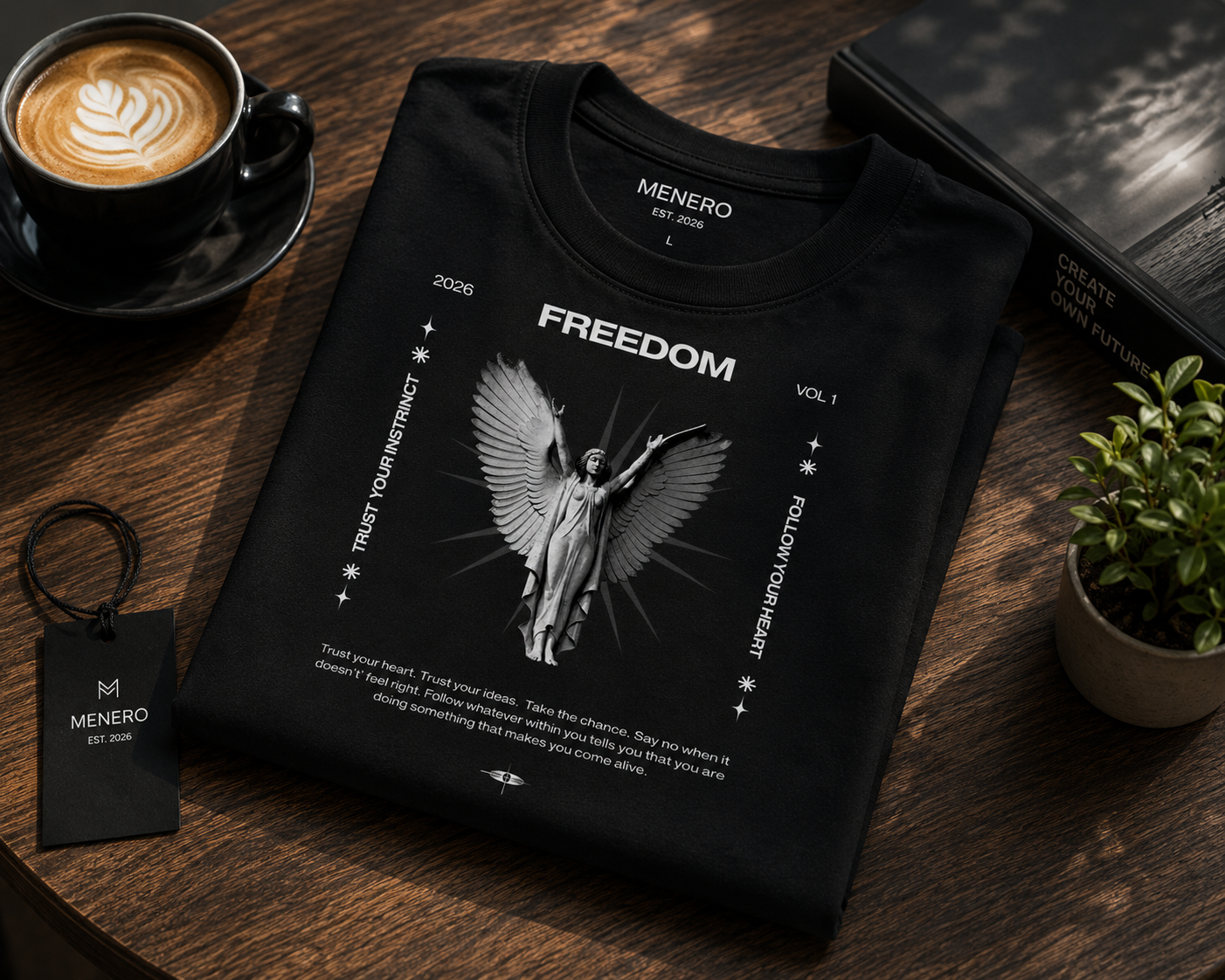 Freedom Sculpture Graphic T-Shirt
