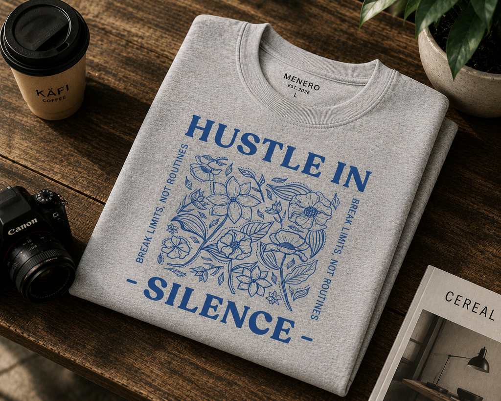 Hustle in Silence Graphic T-Shirt