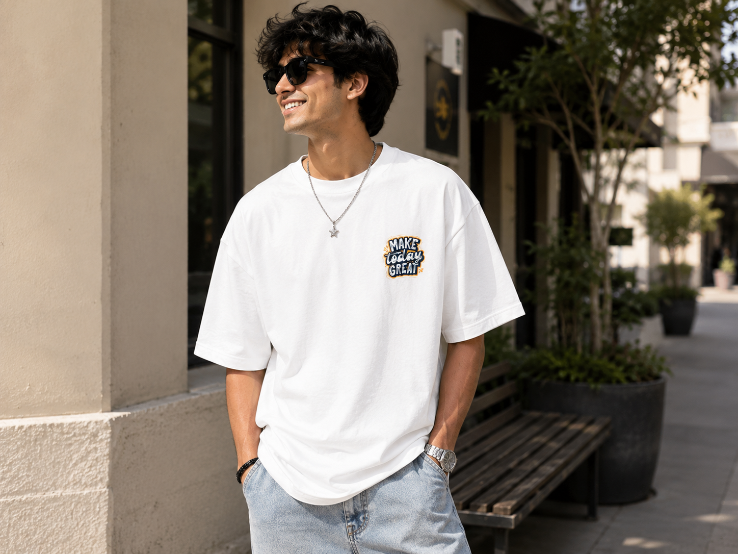 Make Today Great Oversized T-Shirt