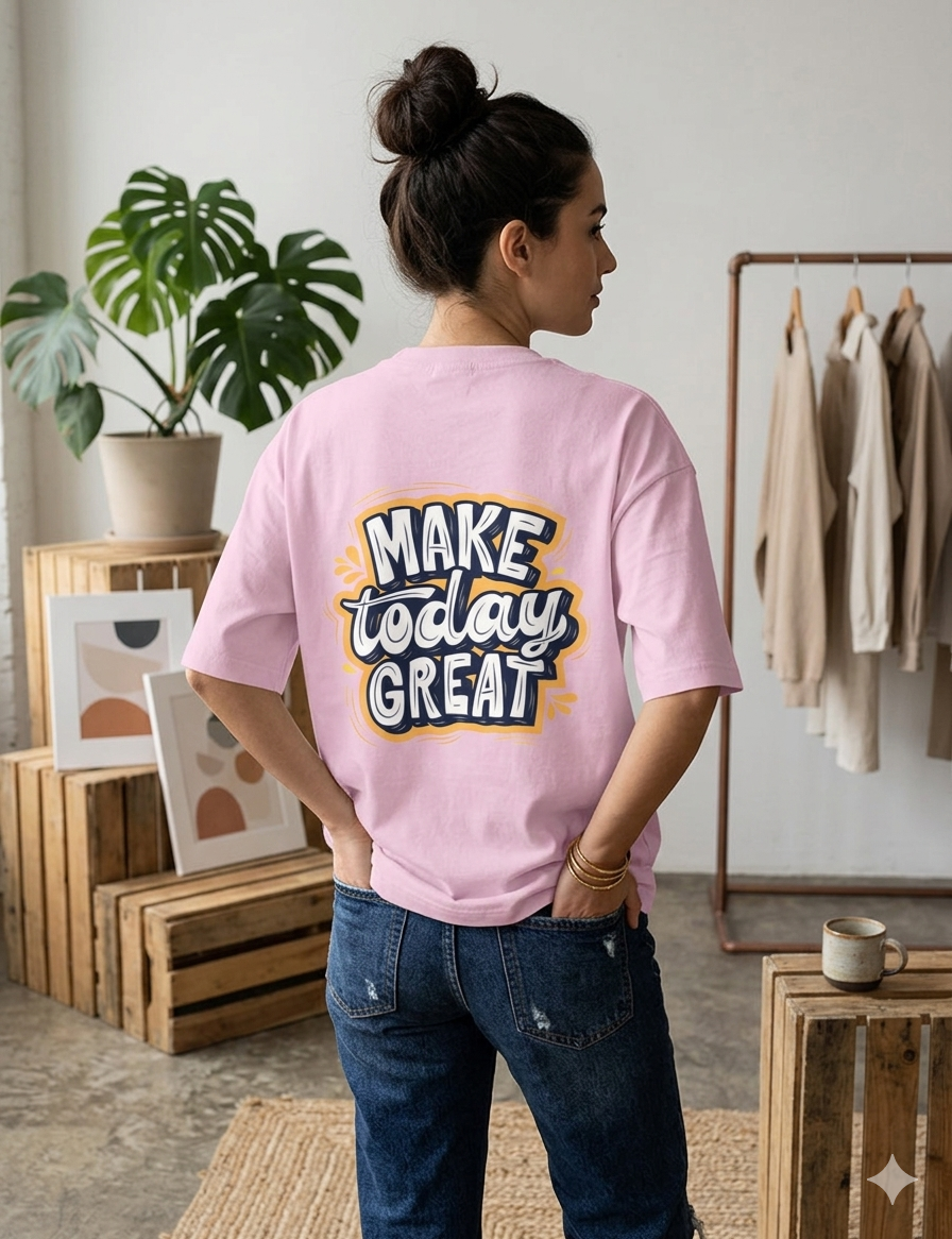 Make Today Great Oversized T-Shirt